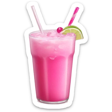 Pink drinks sticker