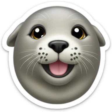 seal pup sticker