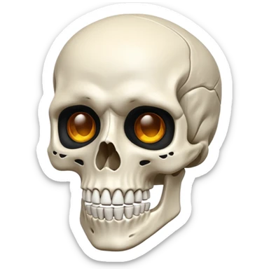 Gojo skeleton sticker