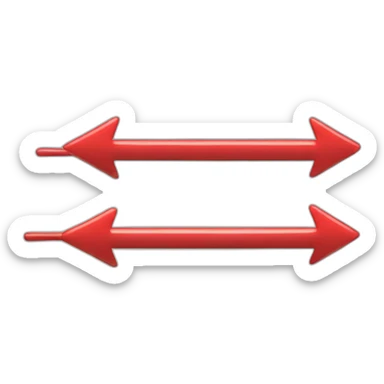 3 red arrows pointing down to a single goal sticker