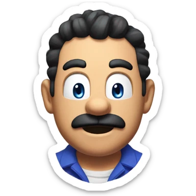 Boo Mario party  sticker