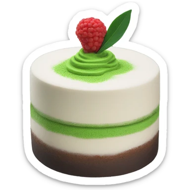 Matcha cake sticker