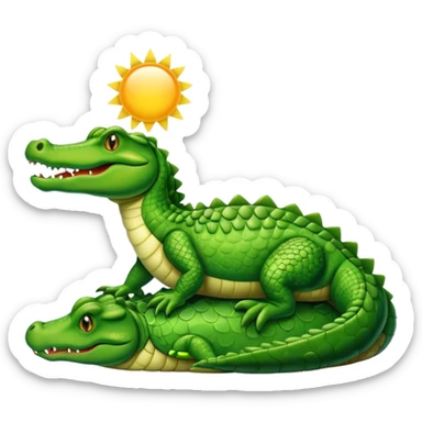 alligator  sticker