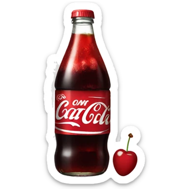 Cherry coke sticker