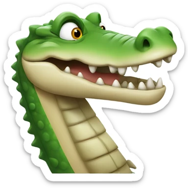 Crocodile sticker