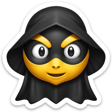 lazo negro de luto sticker