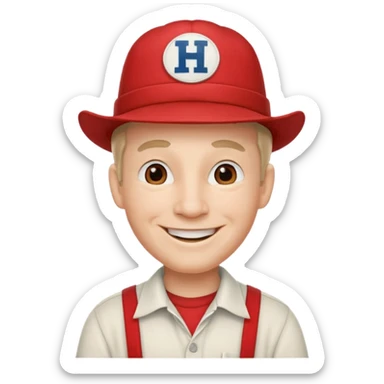 Herbie Husker sticker