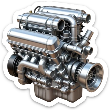 Toyota 2JZ turbo engine sticker