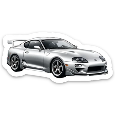 Toyota Supra MK4 car sticker