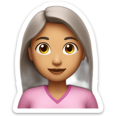 Mujer con luz en el corazón sticker