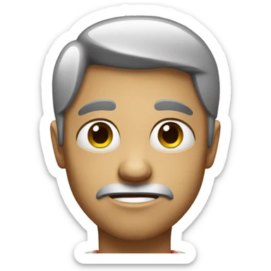 Someone giving a side eye sticker