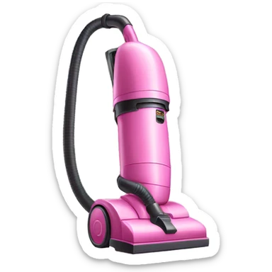Pink vacuum  sticker