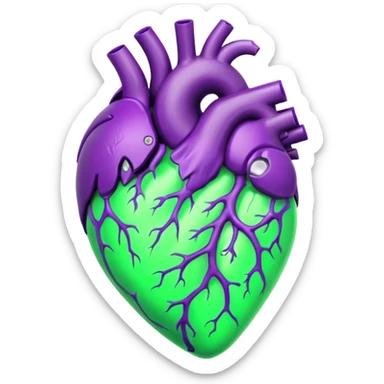 Toxic Heart
 sticker