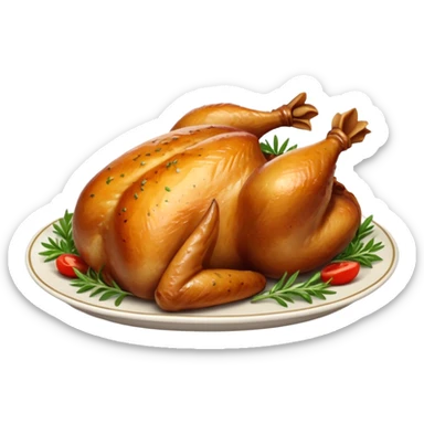 roast chicken sticker