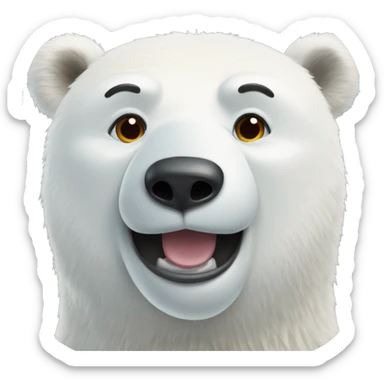 polar bear sticker