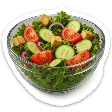 BOWL DI INSALATA,  iperrealistico 4k sticker