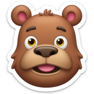 Patrick star as tee grizzly sticker