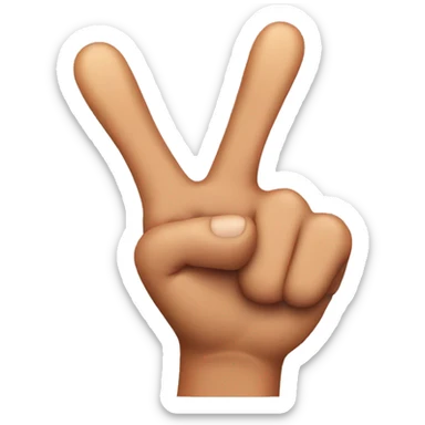 wagging finger sticker