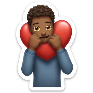 Heart that wants to hug sticker
