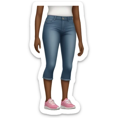woman upper legs sticker