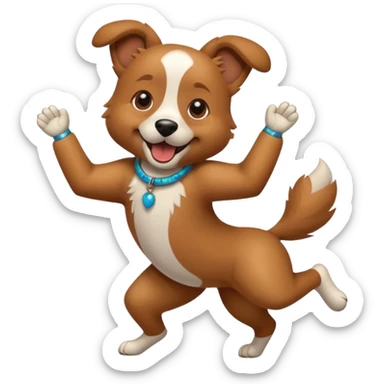Cane che balla sticker