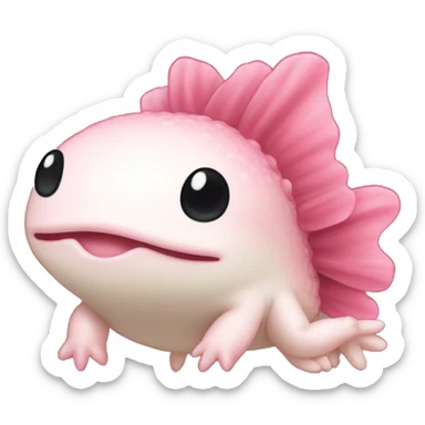 axolotl sanrio sticker