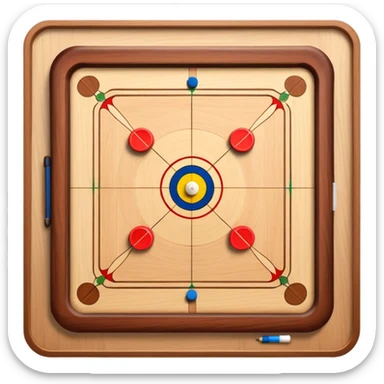 Carrom sticker