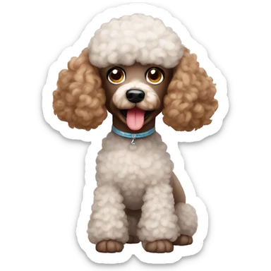 Poodle  sticker