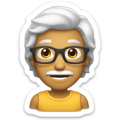 lupa en tienda sticker