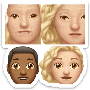 upper face dermatology sticker