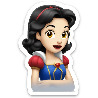 snow white sticker