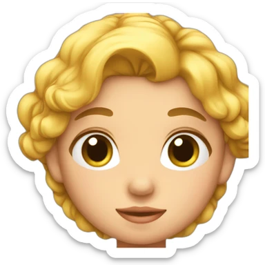 Petite fille sticker