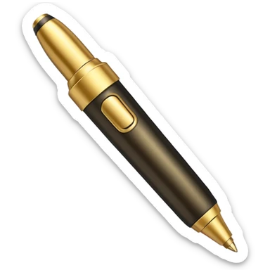 golden permanent marker emoji, with a gold tip sticker