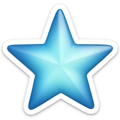 blue star sticker