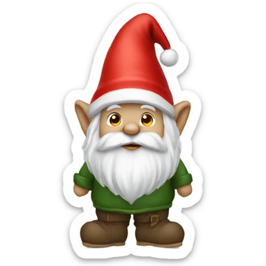 Christmas gnome  sticker