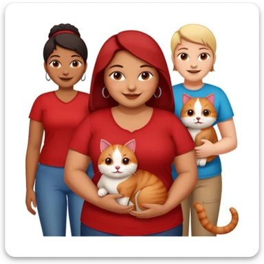 Fat Indian woman working at target with her friends dead cat sticker