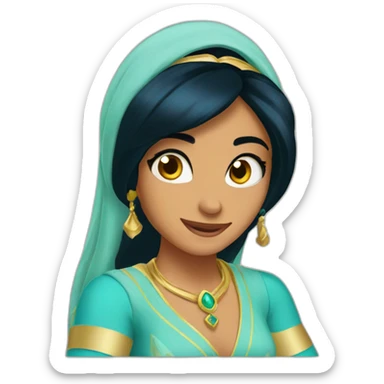 jasmine aladdin sticker