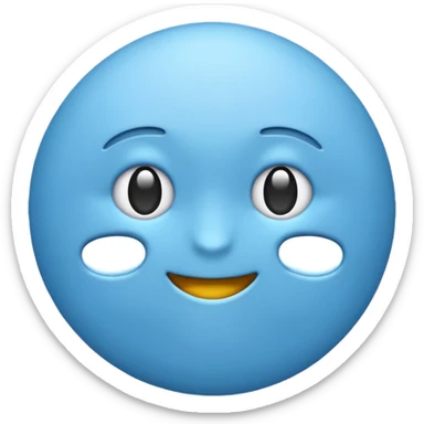 make me a loading skyblue emoji rotating animated one sticker