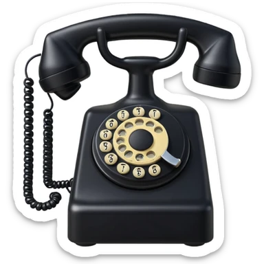 Telephone sticker