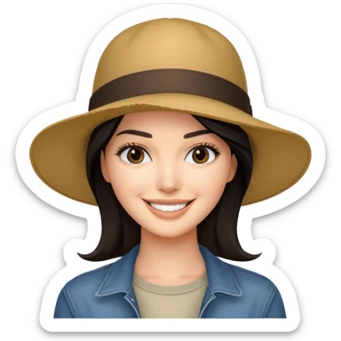 Kendal jenner with hat sticker