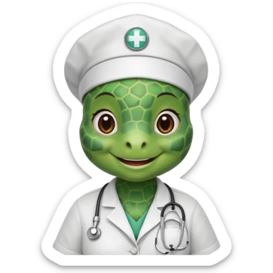 Turtle in nurse uniform

















 sticker
