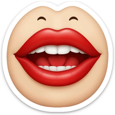 Kiss Love you sticker