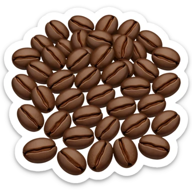 Espresso beans sticker