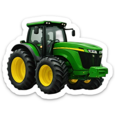 Jhon deere tractor sticker
