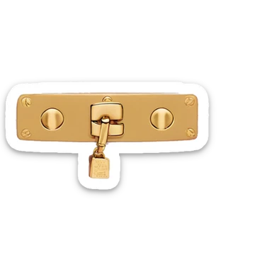 Hermes Kelly bag pink piton sticker