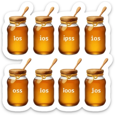 Artisan Honey Jars sticker