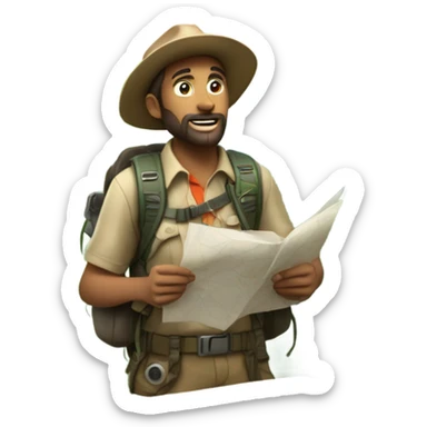 South America explorer sticker