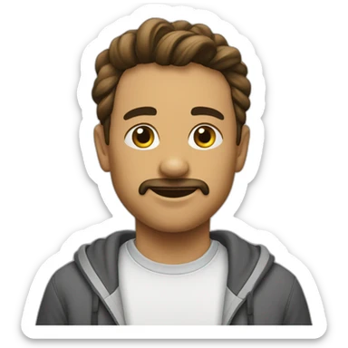 Gens qui s’embrasse sticker