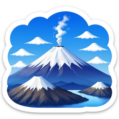Mount Fuji sticker