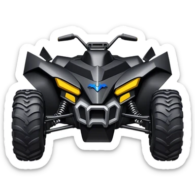 batmobile atv raptor 700 sticker